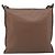 FENDI Celeria Schultertasche aus Leder Braun Silber Authentisch ka2864 - Ansicht 2