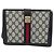 Borsa a Spalla Gucci GG Supreme Sherry Line PVC Blu Navy Oro Auth 171984 D'oro - vista 13