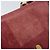 Borsa a Spalla Cartier in Pelle Rossa e Oro Auth ka2873 Rosso D'oro - vista 10