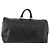 LOUIS VUITTON Epi Keepall 55 Borsa Boston Nera M42952 LV Auth 166220 Nero