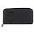 CHANEL Portafoglio Lungo Matelassé Cambon in Pelle Nera Argento CC Auth 172434SAV Nero - vista 13