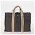 Hermès HERMES Borsa Fourre Tout in Tela 3 Pezzi Arancione Grigio Nero Auth fm5167 Marrone - vista 2
