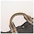 Hermès HERMES Borsa Fourre Tout in Tela 3 Pezzi Arancione Grigio Nero Auth fm5167 Marrone - vista 6
