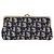 Pochette Gamaguchi in tela Trotter Christian Dior Navy Oro Auth BA10970 D'oro Blu navy - vista 13