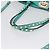 VALENTINO Borsa Rock Studs in pelle 2 in 1 Verde Oro Auth BA10926 D'oro - vista 7