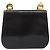 Salvatore Ferragamo Borsa a Spalla Gancini in Pelle Marrone Scuro Oro Auth LNZ544 D'oro - vista 2