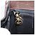 Salvatore Ferragamo Borsa a Spalla Gancini in Pelle Marrone Scuro Oro Auth LNZ544 D'oro - vista 22