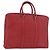 LOUIS VUITTON Epi Porte Documents Voyage Business Bag Red M54477 LV Auth LNZ1011