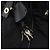 Borsa Boston Prada in nylon nero argento autentica bs33605 - vista 9