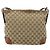 Borsa a Spalla GG Canvas Gucci Beige Argento 337598 Auth gh1763 - vista 2