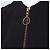 Céline Phoebe Philo Crêpe Zip Shift Kleid Schwarz - Ansicht 4
