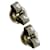 Orecchini in strass Chanel Coco Mark Argento  - vista 6