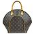 Borsa a mano Ellipse MM Monogram Louis Vuitton Marrone