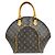 Borsa a mano Ellipse MM Monogram Louis Vuitton Marrone - vista 3