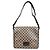 Borsa a spalla Damier Brooklyn MM di Louis Vuitton Marrone