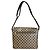 Borsa a spalla Damier Brooklyn MM di Louis Vuitton Marrone - vista 3