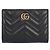 Billetera bi-fold Gucci GG Marmont Negro