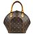 Borsa a mano Ellipse PM Monogram Louis Vuitton Marrone