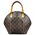 Borsa a mano Ellipse PM Monogram Louis Vuitton Marrone - vista 3