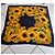 Foulard in Lana e Seta Chanel Girasoli Verde Giallo Blu navy - vista 2
