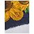 Foulard in Lana e Seta Chanel Girasoli Verde Giallo Blu navy - vista 4