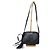 SAINT LAURENT Borsa a tracolla Lou in pelle matelassé Monogram nera Nero