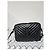 SAINT LAURENT Borsa a tracolla Lou in pelle matelassé Monogram nera Nero - vista 11