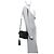 SAINT LAURENT Borsa a tracolla Lou in pelle matelassé Monogram nera Nero - vista 15