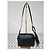 SAINT LAURENT Borsa a tracolla Lou in pelle matelassé Monogram nera Nero - vista 3