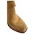 Re/Done Botas biker de camurça camel - vista 5