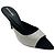 Autre Marque Mule Perni Strass Nero / Argento di Gia Borghini