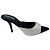 Autre Marque Mule Perni Strass Nero / Argento di Gia Borghini - vista 2