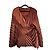 Issey Miyake Plissee Top Braun Polyester