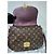 LOUIS VUITTON Sac Eden MM en toile Monogram Bordeaux Marron/Bourgogne - vue 12