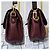 LOUIS VUITTON Sac Eden MM en toile Monogram Bordeaux Marron/Bourgogne - vue 9