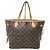 LOUIS VUITTON Neverfull MM Monogram Canvas Tote Bag Braun