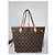 LOUIS VUITTON Neverfull MM Monogram Canvas Tote Bag Braun - Ansicht 13