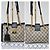 Padlock GUCCI GG Supreme Monogram Piccola Tote con Lucchetto Nera Marrone Beige - vista 4