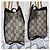 Padlock GUCCI GG Supreme Monogram Piccola Tote con Lucchetto Nera Marrone Beige - vista 8