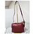 Borsa a tracolla Lou Camera in pelle Saint Laurent bordeaux - vista 3