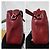 Borsa a tracolla Lou Camera in pelle Saint Laurent bordeaux - vista 7