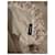Autre Marque Sciarpa di seta beige con frange - vista 2