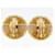 Timeless Orecchini Coco Mark di Chanel D'oro  - vista 3