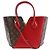 Borsa 2 in 1 Monogram in pelle di vitello KimonoPM Louis Vuitton Marrone