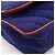 Timeless Borsa a Spalla a Doppia Catena in Cotone Chanel Blu - vista 4