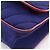 Timeless Borsa a Spalla a Doppia Catena in Cotone Chanel Blu - vista 5