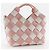 Borsa 2 in 2 in pelle intrecciata Loewe Rosa Bianco - vista 3