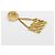 Timeless Spilla Coco Mark Matelassé di Chanel D'oro - vista 7