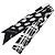 Foulard in seta Bandeau Louis Vuitton Nero Bianco - vista 2