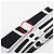 Foulard in seta Bandeau Louis Vuitton Nero Bianco - vista 4